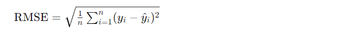 rmse metrics