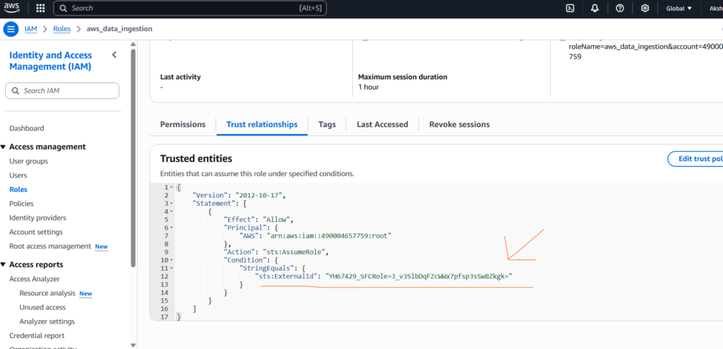 ext id aws